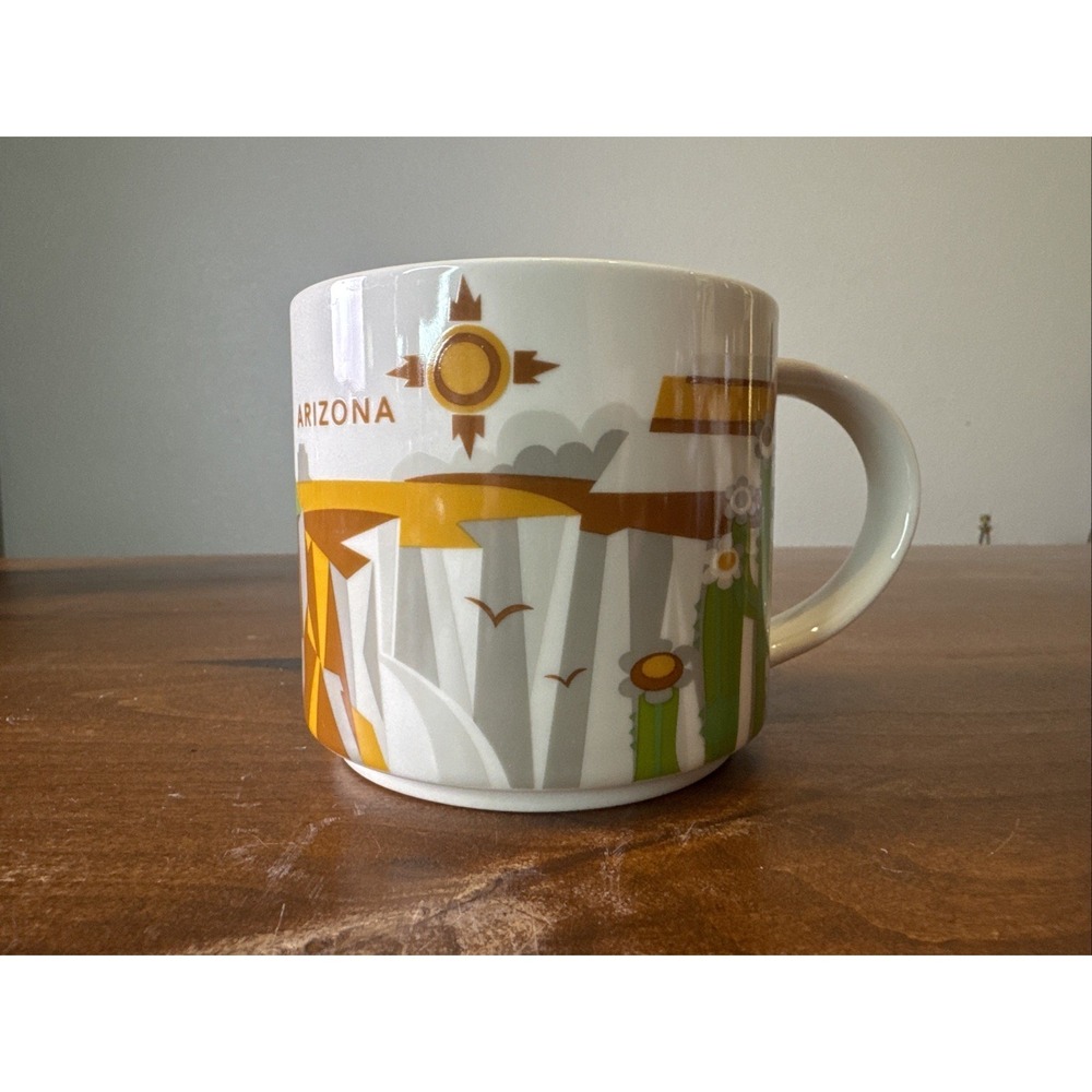 Starbucks YAH You Are Here Mug Arizona 2015 14oz Coffee Tea Mug